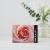 Carte De Visite Bande latérale - Rose rose (Debout devant)