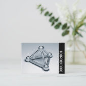 Carte De Visite Bande latérale - Sphères connectées (Debout devant)