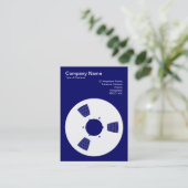 Carte De Visite Bande - Marine profonde (Debout devant)