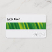 Carte De Visite Bande médiane - Abstrait vert (Dos)