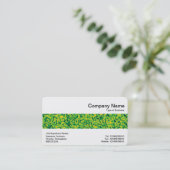 Carte De Visite Bande médiane - Impression verte (Debout devant)