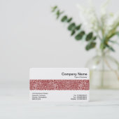 Carte De Visite Bande médiane - Spirales Abstraites - Rouge rubis (Debout devant)