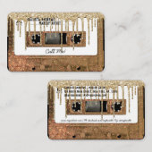 Carte De Visite Bande Mixtape de la bande de Parties scintillant G (Devant / Derrière)