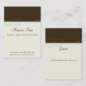 Carte De Visite Bande moderne de guitare de musique rock de bruit (Devant / Derrière)