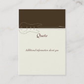 Carte De Visite Bande moderne de guitare de musique rock de bruit (Dos)