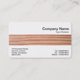 Carte De Visite Bande moyenne - Bois 01