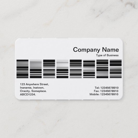 Carte De Visite Bande moyenne - Codex 03 (Devant)