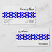 Carte De Visite Bande moyenne - Fleurs géométriques (Devant / Derrière)