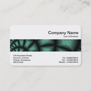 Carte De Visite Bande moyenne - Fractale 02