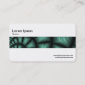 Carte De Visite Bande moyenne - Fractale 02 (Dos)