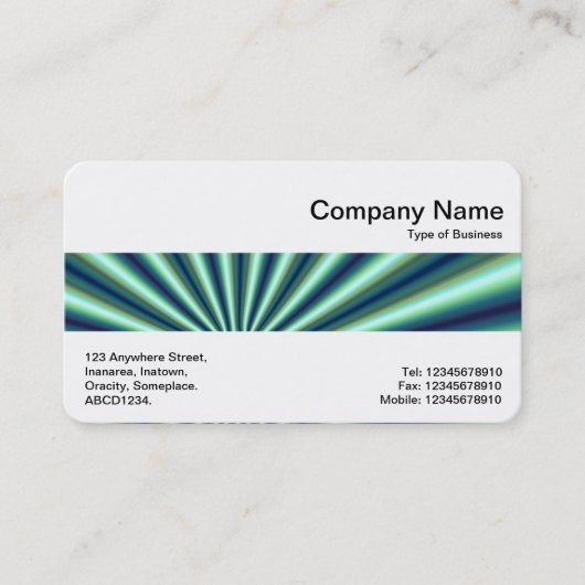 Carte De Visite Bande moyenne - Fractale 04 (Devant)