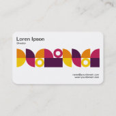 Carte De Visite Bande moyenne géométrique v2 (Dos)