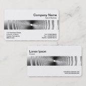 Carte De Visite Bande moyenne - Long Spring B&W (Devant / Derrière)