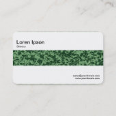 Carte De Visite Bande moyenne - Malachite (Dos)