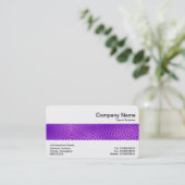 Carte De Visite Bande moyenne - Pluie électrique violet (Debout devant)