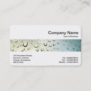 Carte De Visite Bande moyenne - Pluie sur ma fenêtre
