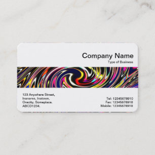 Carte De Visite Bande moyenne - Vortex couleur