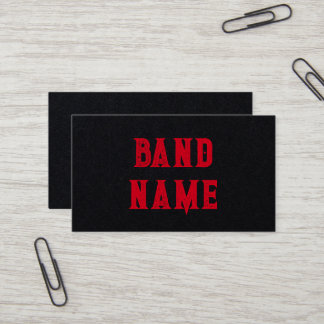 Carte De Visite Bande personnalisée