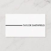 Carte De Visite bande simple (Devant)