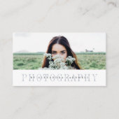 Carte De Visite Bande simple | Photographe (Devant)