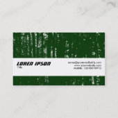 Carte De Visite Bande textuelle - Bois foncé HC - Dk Forest Green (Dos)