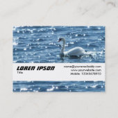 Carte De Visite Bande textuelle - Cygne (Dos)