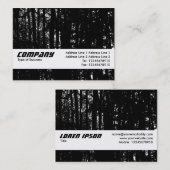 Carte De Visite Bande textuelle - Dark Woods HC (Devant / Derrière)