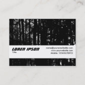 Carte De Visite Bande textuelle - Dark Woods HC (Dos)
