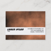 Carte De Visite Bande textuelle - Martian Sandstorm (Dos)