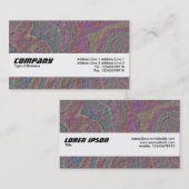 Carte De Visite Bande textuelle - Roche psychédélique (Devant / Derrière)