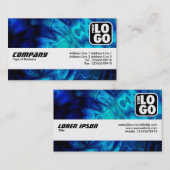 Carte De Visite Bande Texture (Logo) - Bain Romain (Devant / Derrière)