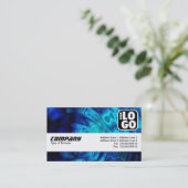 Carte De Visite Bande Texture (Logo) - Bain Romain (Debout devant)