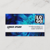 Carte De Visite Bande Texture (Logo) - Bain Romain (Dos)
