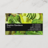 Carte De Visite Bande V2 - légumes sautés 01 de texture (Dos)
