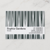 Carte De Visite Bande V2 - rideaux 01 de texture (Dos)