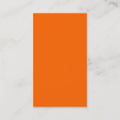 Carte De Visite Bande verticale - Orange (Dos)
