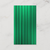Carte De Visite Bande verticale - Vert brossé (Dos)