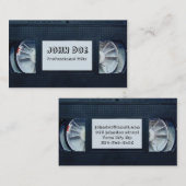Carte De Visite Bande vidéo (Devant / Derrière)
