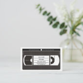 Carte De Visite Bande vidéo vectorisée (Debout devant)