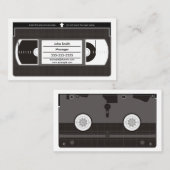 Carte De Visite Bande vidéo vectorisée (Devant / Derrière)