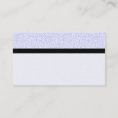 Carte De Visite Banded couleur - Points aléatoires - Bleu poudre (Dos)