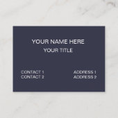 Carte De Visite Bandes colorées (Dos)