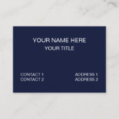 Carte De Visite Bandes colorées (Dos)