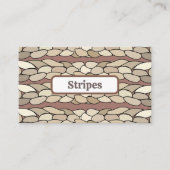 Carte De Visite Bandes de corde modernes (Devant)