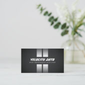 Carte De Visite Bandes de course noir Performance Auto Shop (Debout devant)