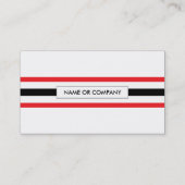 Carte De Visite bandes de trompette (Dos)