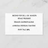 Carte De Visite Bandes dessinées de Denae (Dos)