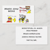 Carte De Visite Bandes dessinées de Denae (Devant / Derrière)