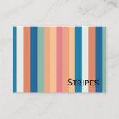 Carte De Visite Bandes d'ombre couleur (Devant)