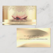 Carte De Visite Bandes d'or Diamants Lotus Gold (Devant / Derrière)